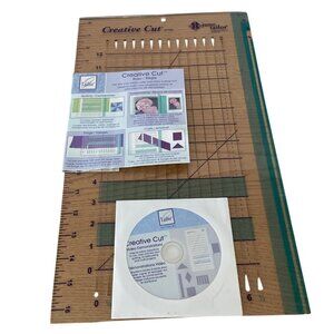 June Tailor Creative Cut Ruler JT-703 Quilting Crafts Scrapbook w Video Demo New